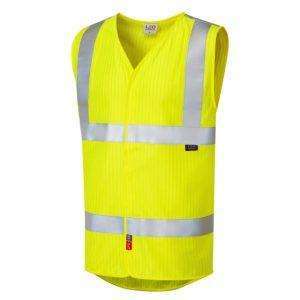 Clifton ISO 20471 Class 2 LFS Anti-Static Waistcoat Yellow