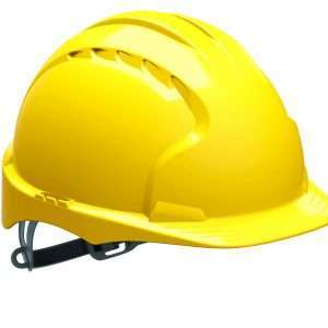 EVO®2 Safety Helmet with Slip Ratchet - Yellow