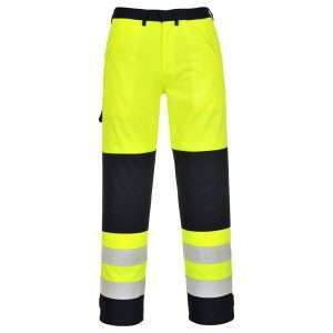 Hi Vis Multi Norm Trouser Yellow/Navy