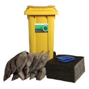 M1220120 120L Maintenance Spill Response Kit | 2 Wheel PE Bin