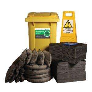 M1220360 360L Maintenance Spill Response Kit | 2 Wheel PE Bin