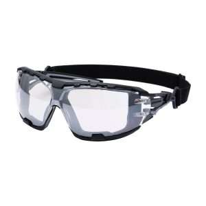 Anthracite Wraparound Plus Safety Glasses - Mirror (Indoor/Outdoor)