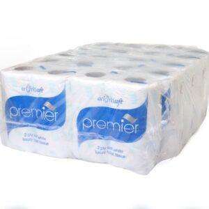Case of 40 2 Ply White Luxury Toilet Roll 107mm x 140mm 178 sht 25M roll