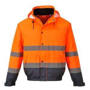 Hi Vis Two Tone Bomber Jacket