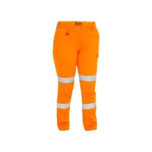 BISLEY UKPL6114T WOMENS HV BIOMOTION CARGO PANT ORANGE