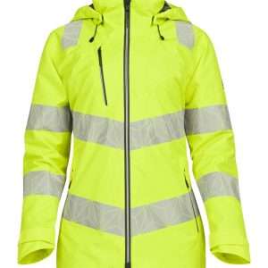 PULSAR® REACT Women's Hi-Vis Waterproof Yellow Shell Jacket