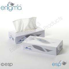Case of 36 2 Ply White Facial Tissue 200 x 190 x 100 Sheets