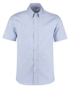 Mens Tailored Fit Short Sleeve Premium Oxford Shirt